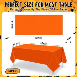 SmoothNovelty 24 Pcs Fall Thanksgiving Tablecloths Autumn Table Cover Christmas Rectangular Table Cloth Holiday Disposable Party Tablecloths for Christmas Party Supplies Decor(Purple Series)