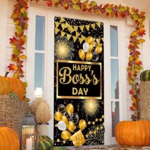 Boss Day Decorations Happy Boss Day Door Cover Boss's Day Banner Boss Lady Decor Happy Boss Day Decoration for Office