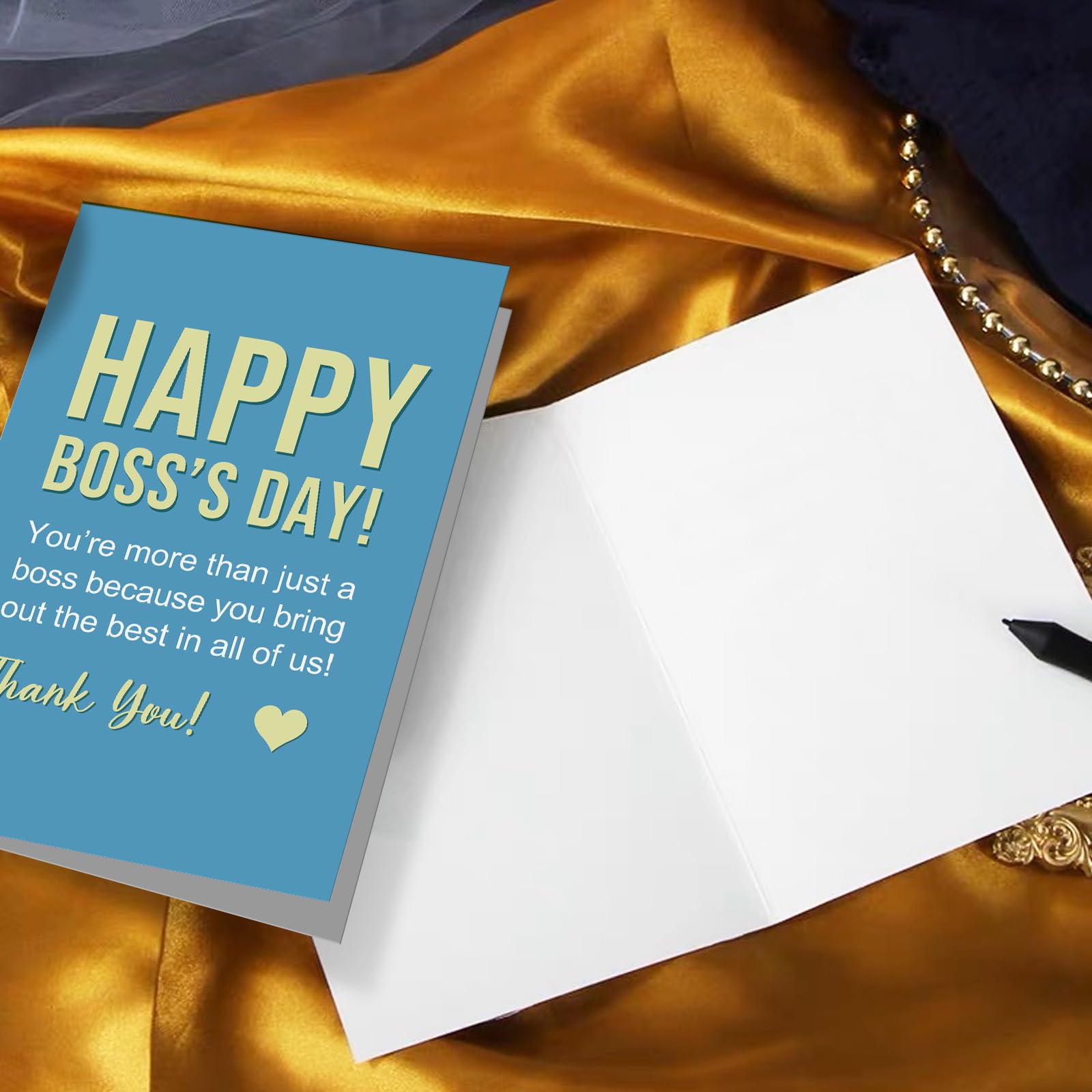 Oamiolek Boss's Day Appreciation Card, Boss Thank You Card, Happy Boss's Day Card for Boss Leader, Bring Out The Best In All Of Us