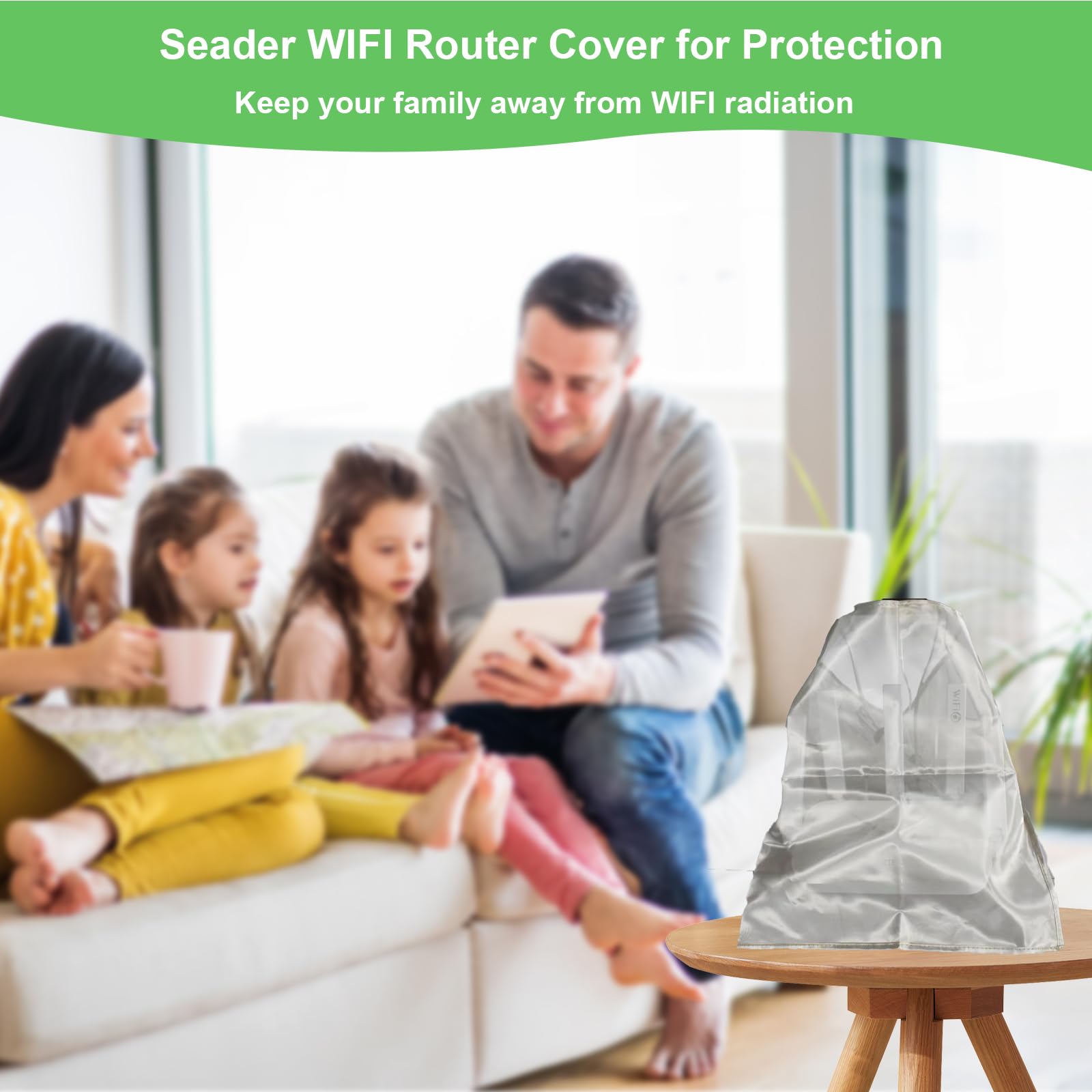 Seader WiFi Router Cover, WiFi Router Cover for Protection, WiFi Guard Cover, 13.8IN 15.7IN