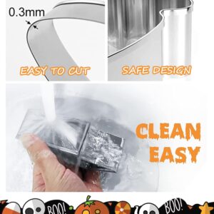 JVAENOUSN Halloween Pumpkin Carving Kit 12 Pcs Pumpkin Carving Tools Easy Professional Pumpkin Carving Cookie Cutters Stencils for Family Adults