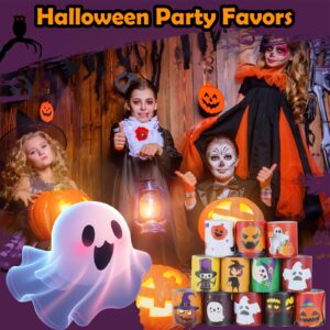 Halloween Slap Bracelets 36 PCS Bulk Party Favors for Kids Pumpkin Ghost Snap Bracelet Party Supplies Halloween Goodie Bag Fillers Classroom Prizes Toys Halloween Gifts for Girls Boys