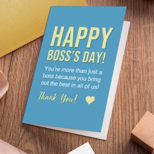 Oamiolek Boss's Day Appreciation Card, Boss Thank You Card, Happy Boss's Day Card for Boss Leader, Bring Out The Best In All Of Us