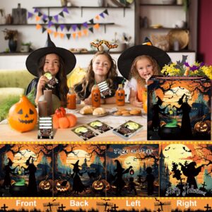 Halloween Costume Contest Ballot Card Box, 50 Ballot Voting Cards, Cast Votes for Your Favorite Costumes, Decorative Halloween Card Box for Game, Party, Home, Work, School, Bar Costume Parties Decor