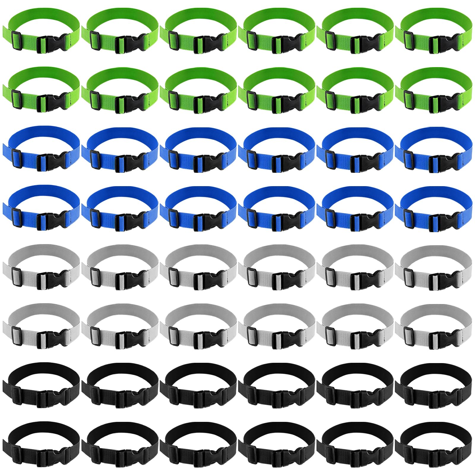 48PCS Laundry Strap with Buckle Laundry Loops Buckle Wash Care Utility Strap Replacement Household Cleaning Loop Accessories Tools