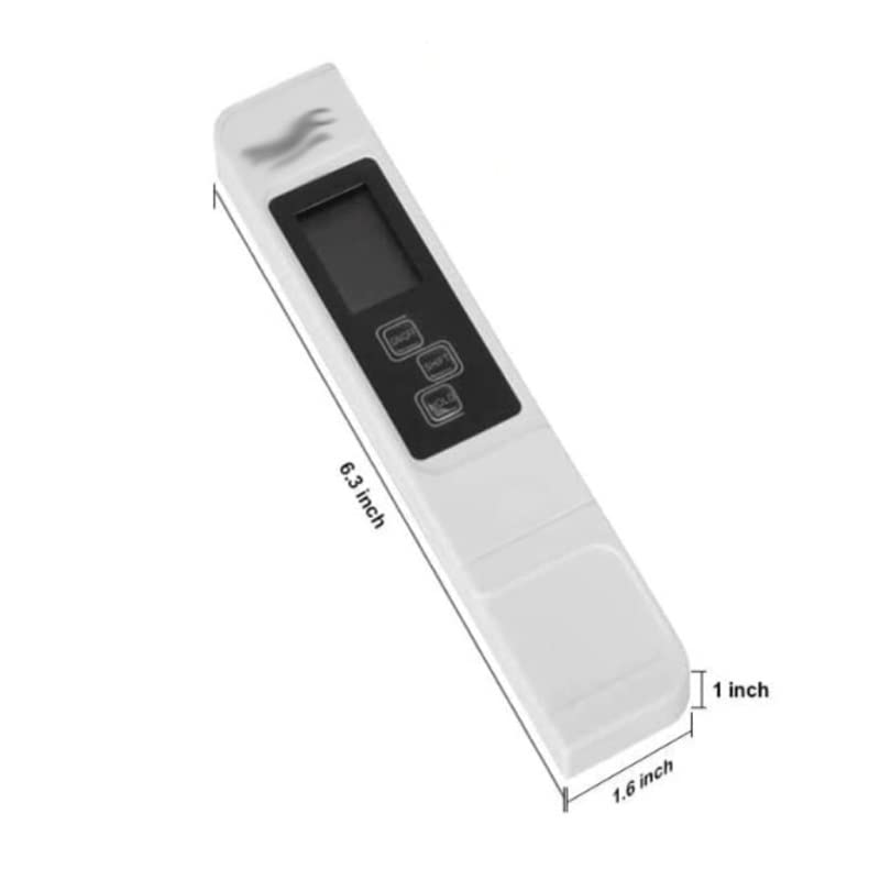 NANZANG Digital Water Quality Tester TDS EC Meter Range 0-9990 Multifunctional Water Purity Temperature Meter TEMP PPM Tester