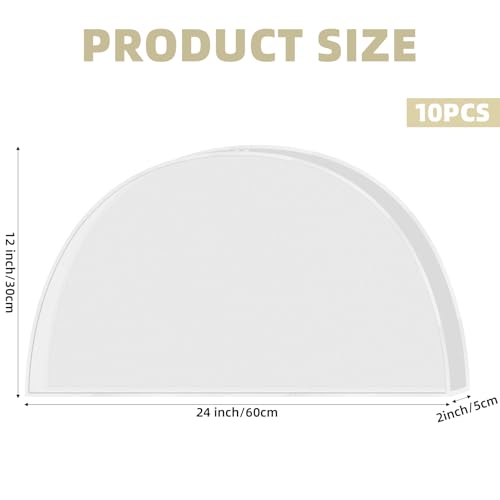 10 Pcs Shoulder Covers 23.2 X 11.6 X 1.9 Inches Breathable Clothes Dust Protectors Suit Shoulder Covers Garment Cover for Hanging T Shirt Jacket Wedding Dress Gown