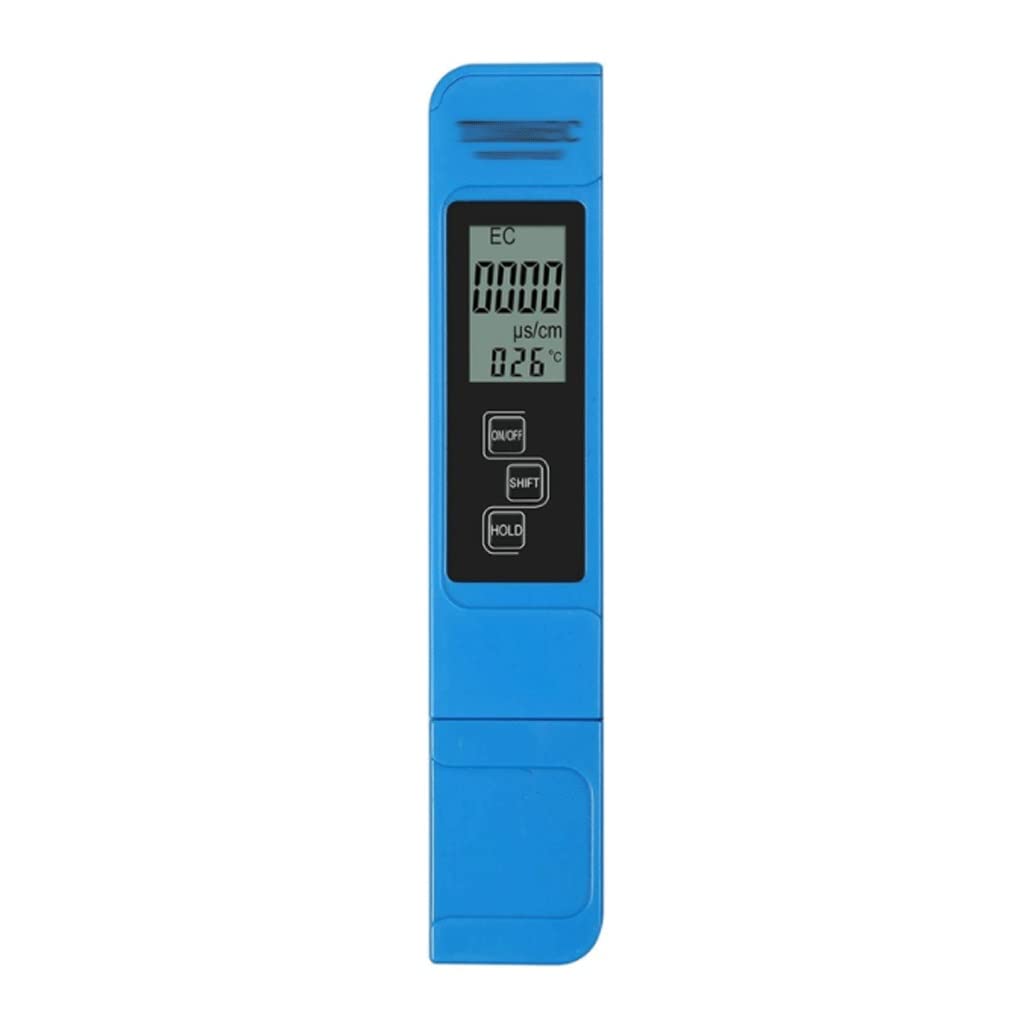 NANZANG Digital Water Quality Tester TDS EC Meter Range 0-9990 Multifunctional Water Purity Temperature Meter TEMP PPM Tester