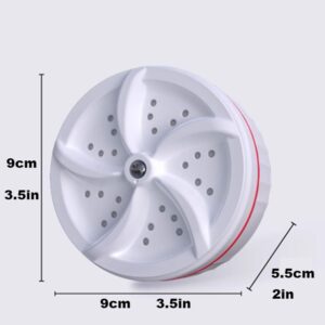 Mini Washer For Baby Clothes, Portable Washing Machine, Turbine Washing Machine With USB, Laundry Washer For Sinks Dorms Travel, College Room, RV, Apartment