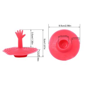 Sink Drain Stopper - Silicone Tub Stopper | Bathtub Drain Stopper | Anti-Clogging Kitchen Sink Stopper | Palm Sink Water Stopper Floor Drain Drain Plug for Kitchen Bathroom Laundry