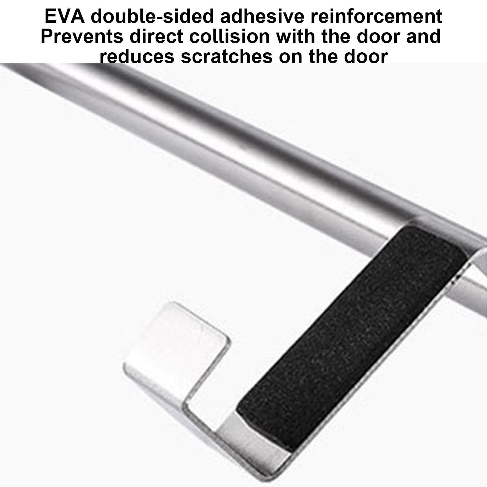 Over The Door Towel Rack - Stainless Steel Over Door Towel Rack Bar Holders for Fit On Over Cabinet | Kitchen Cabinet Towel Holder | Door Hanger Hooks for Hanging, Bathroom