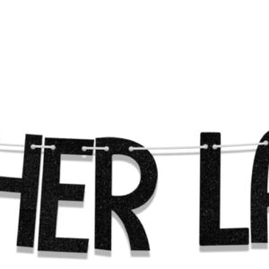 Rip To Her Last Name Banner,Rip Single Life Decor,Fun Bach Bride Or Die Wedding Engagement,Halloween Emo Bridal Shower Engagement Wedding Party Supplies Black