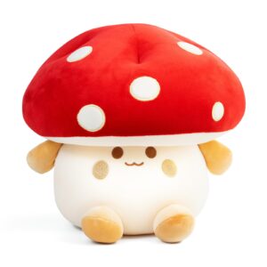 nuokin mushroom plush toys 12 inch cute stuffed mushroom pillow stuffed toy birthday present home decor halloween for kids