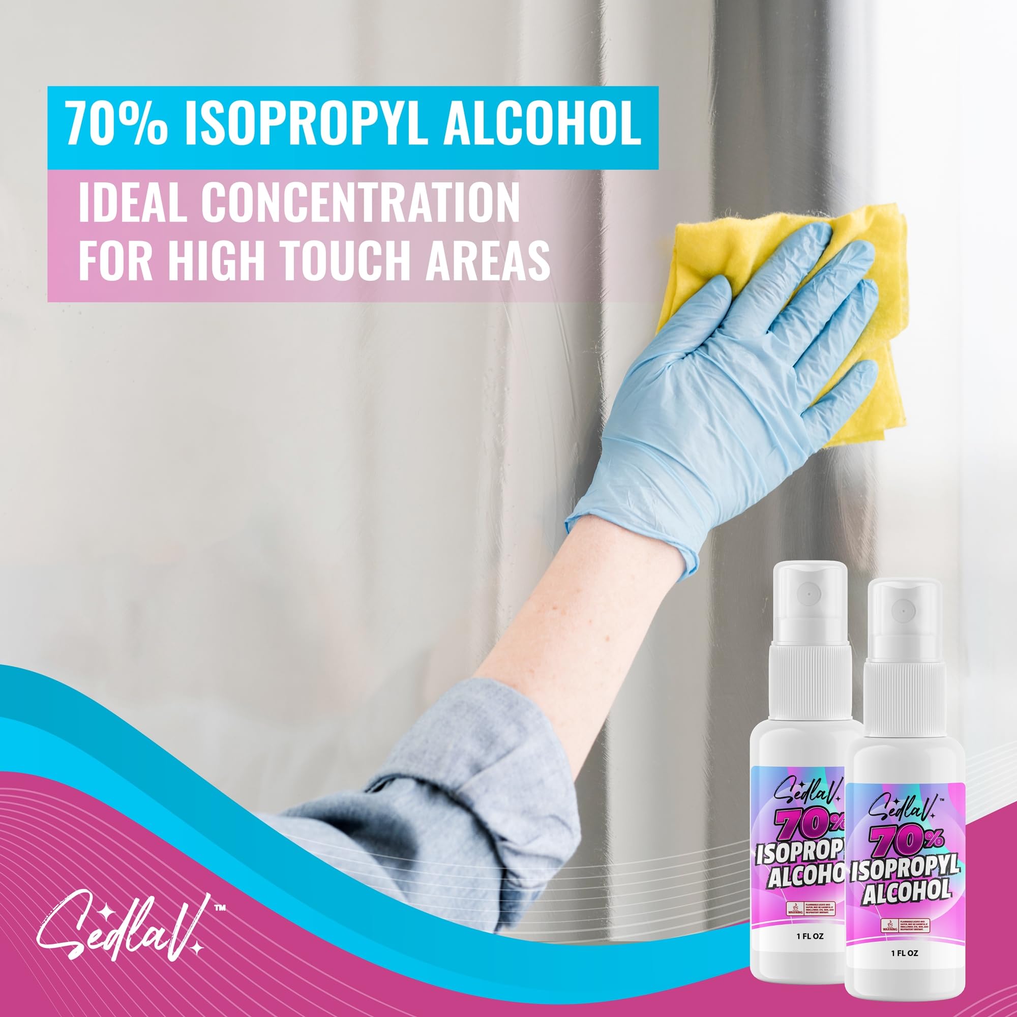 SEDLAV Isopropyl Alcohol 70% Spray Bottle, 70% Isopropyl Alcohol Sprayer, Isopropyl Alcohol Spray Bottles Small, Isopropyl Alcohol 70 Percent Small Bottle, Isopropyl Alcohol Travel Size (1)