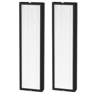 2 packs h13 true hepa replacement filter compatible with air cleaner purifier - models hfd300, hfd310, hfd314, hfd320, hd320, hfd323cv1, hfd323-tgt, hfd324, hfd360b, upgraded version