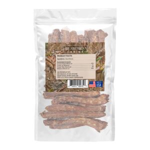 All American Canine Duck Necks Natural Single Ingredient Chewy Digestible Low-Fat Dehydrated Dog Treats for Training, Rewarding, Teeth Cleaning - 12 Treats