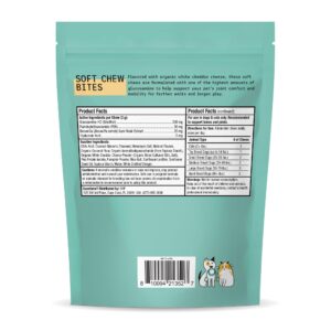 Dr. Mercola Bark & Whiskers Bone & Joint Bites, 6.34 Oz. (180 g), 1 Bag, Supports Joint Comfort and Mobility, Veterinatrian Formulated, Non-GMO