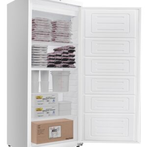 KoolMore KM-RIF-1D17C-WH 30 in. Commercial Auto-Defrost Reach-in Freezer, 21 Cu. Ft. ETL Listed in White