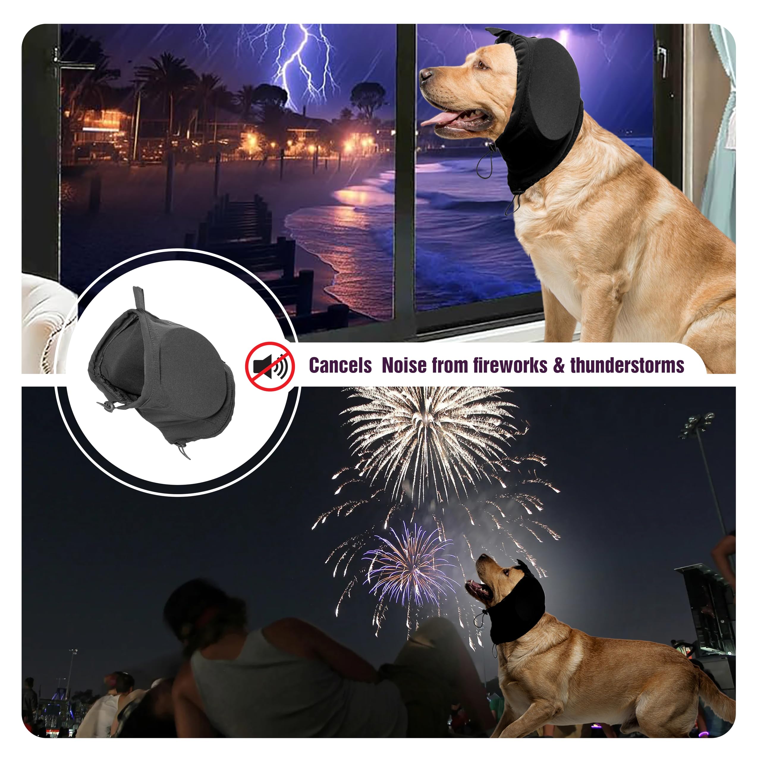 Dog Ear Muffs Dogs Noise Cancelling Headphone, Dog Ear Safety Muffs Dog Ear Protection Dog Ear Hearing Protection