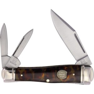 rough rider whittler imitation tortoise rr2577, brown