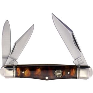 rough rider whittler imitation tortoise rr2579, brown