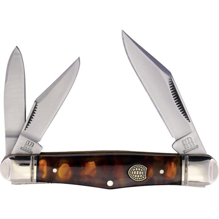 Rough Rider Whittler Imitation Tortoise RR2579, Brown