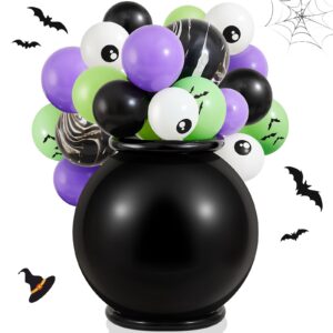 winnerwhy halloween decorations halloween witch cauldron balloon cauldron halloween party decorations for indoor or outdoor halloween cauldron balloon arch kit decor cauldron halloween decor