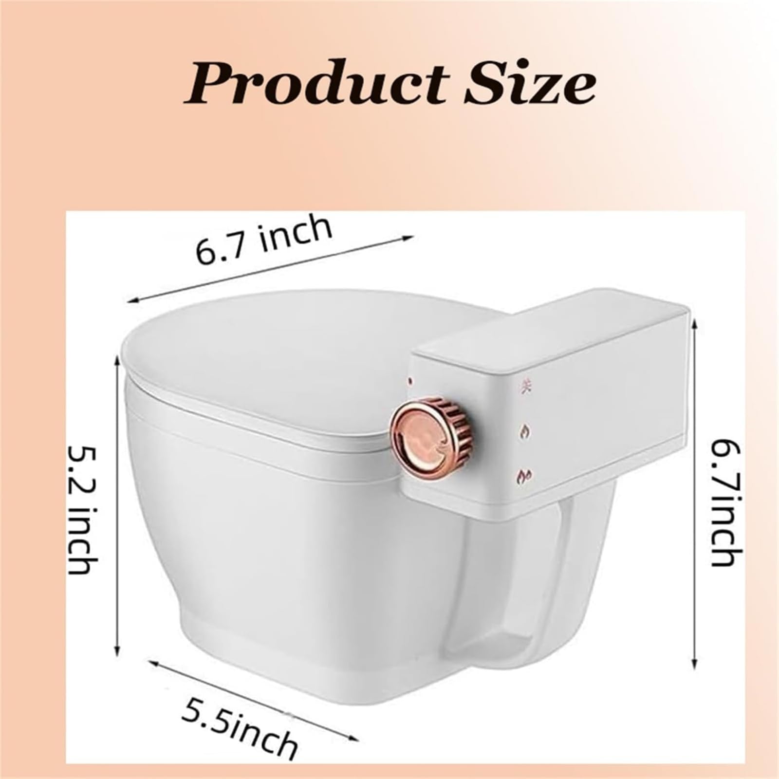 Funny Rice Cooker 6 Cup Non-Stick Multi Cooker Toilet-Shaped Electric Cooking Pot For Stir Fry, Steak, Noodles, Soup Portable Hot Pot For Dorm, Office, Travel