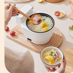 Funny Rice Cooker 6 Cup Non-Stick Multi Cooker Toilet-Shaped Electric Cooking Pot For Stir Fry, Steak, Noodles, Soup Portable Hot Pot For Dorm, Office, Travel