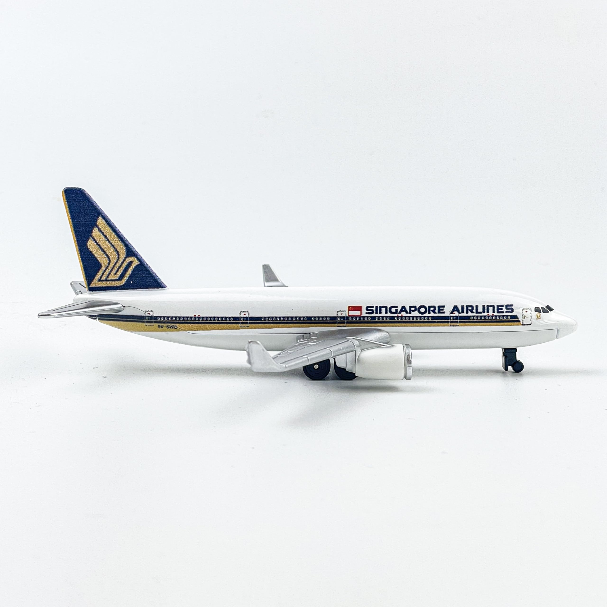 AVIAMUSE Singapore Airplane Model, Single Plane Die-cast Model Airplanes Planes Aircraft Suitable for Collection & Christmas, Birthday Gifts