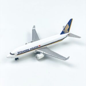 aviamuse singapore airplane model, single plane die-cast model airplanes planes aircraft suitable for collection & christmas, birthday gifts