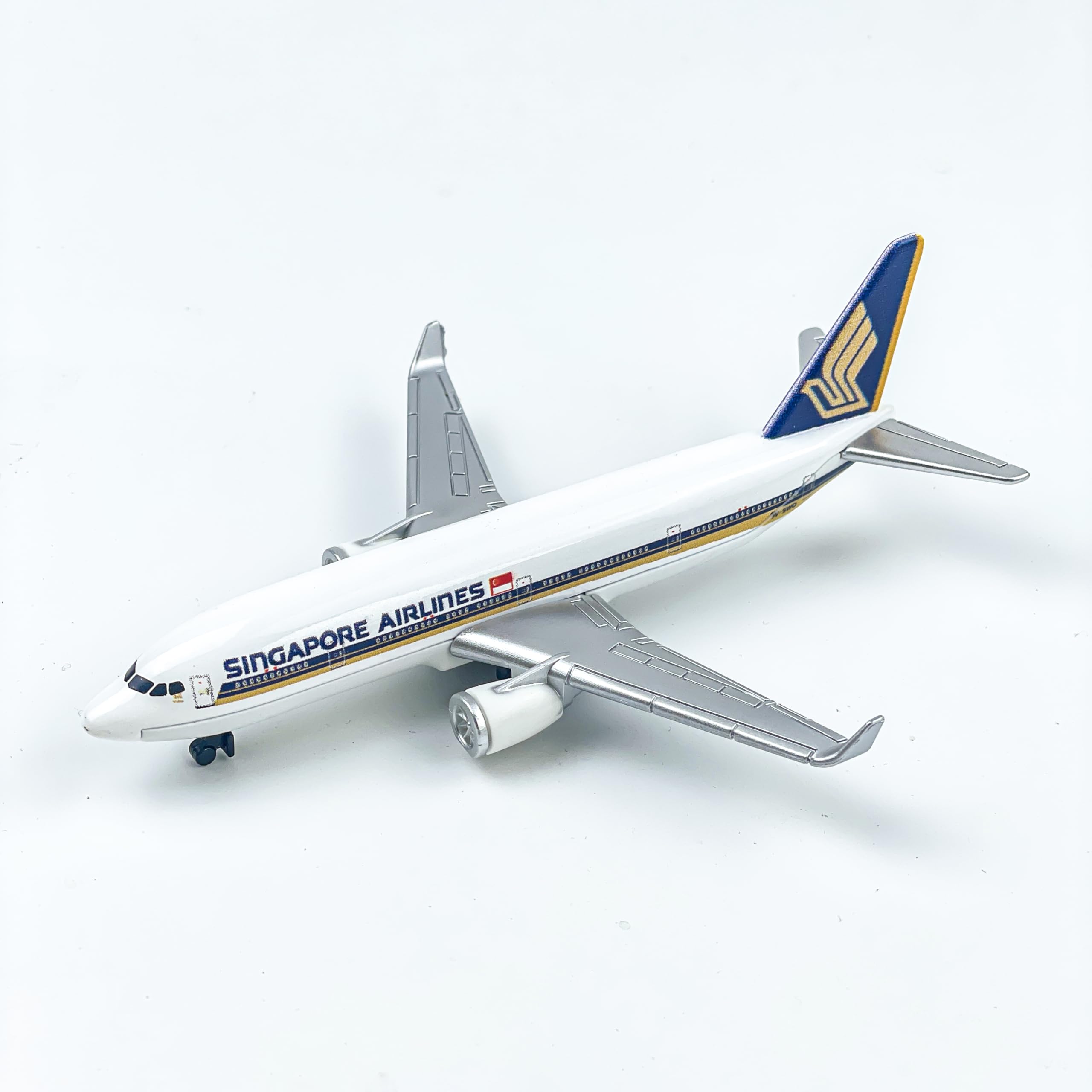 AVIAMUSE Singapore Airplane Model, Single Plane Die-cast Model Airplanes Planes Aircraft Suitable for Collection & Christmas, Birthday Gifts