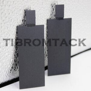 MMO Titanium Anode Plate Ru-Ir Coated 65 * 28mm with Post （2pcs）