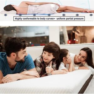 Natural Latex Topper,Organic Latex Mattress Topper Natural Latex Topper Firm -2/3/4 Inch - Twin Size - Durable and Not Easy to Collapse,Memory Foam Mattress Topper,Natural Latex Mattress(4in,80x190cm(