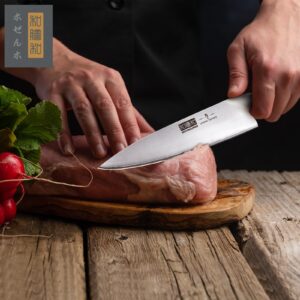 HOSHANHO Damascus Santoku Knife 7 Inch Kitchen Knife in Japanese Steel AUS-10