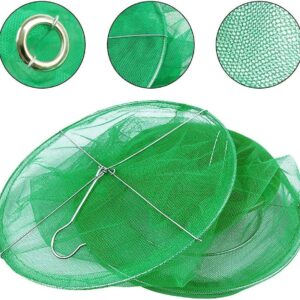 Dwcom 8 Pack Fly Traps Outdoor, Ranch Fly Traps Fly Catcher Cage for Indoor or Outdoor Family Farms, Park, Restaurants