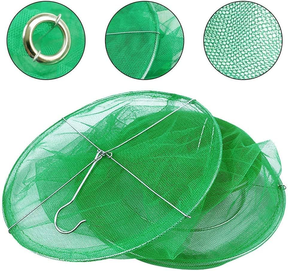 Dwcom 8 Pack Fly Traps Outdoor, Ranch Fly Traps Fly Catcher Cage for Indoor or Outdoor Family Farms, Park, Restaurants