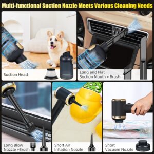 Bug Vacuum Catcher & Cordless Handheld Car Vacuum Cleaner Powerful Suction Power with Multifunctional Suction Nozzle for Insect Stink Bug Moth Spider, Convenient Cleaning Solution for Home Office Car