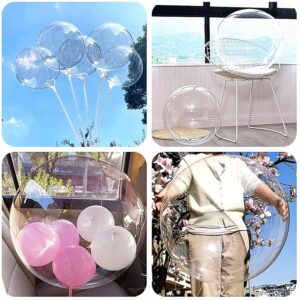 Clear Bobo Balloons 40 pieces, 4 Sizes Transparent Bubble Balloon,Different Sizes for Wedding Birthday Christmas Indoor Outdoor Party Decoration (12/18/24/36 inches)