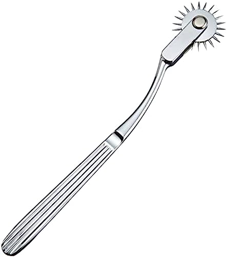 Natiqind Wartenberg Neuro Pinwheel Stainless Steel Pin Wheel.1 Round, Head Silver Skin Sensation Strong Pinwheel Diagnostic Instruments (50)