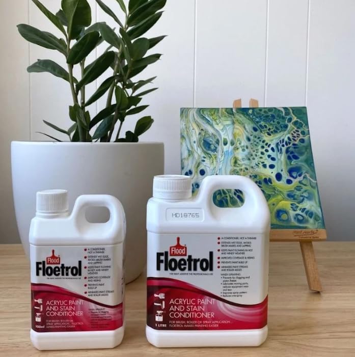 Flood Floetrol Acrylic Paint Additive and Stain Conditioner | Keeps Paint Flowing | Made in Australia (16.91 Fl Oz (500 ml))