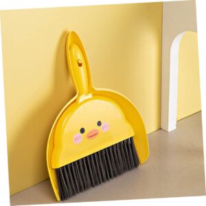 Ipetboom 8 Sets Mini Broom Set Desktop Cleaning Broom Small Dustpan Practical Cleaning Broom Pet Cleaning Brush Mini Garbage Container Mini Desktop Broom Tabletop Dust Pan Desk Dust Pan