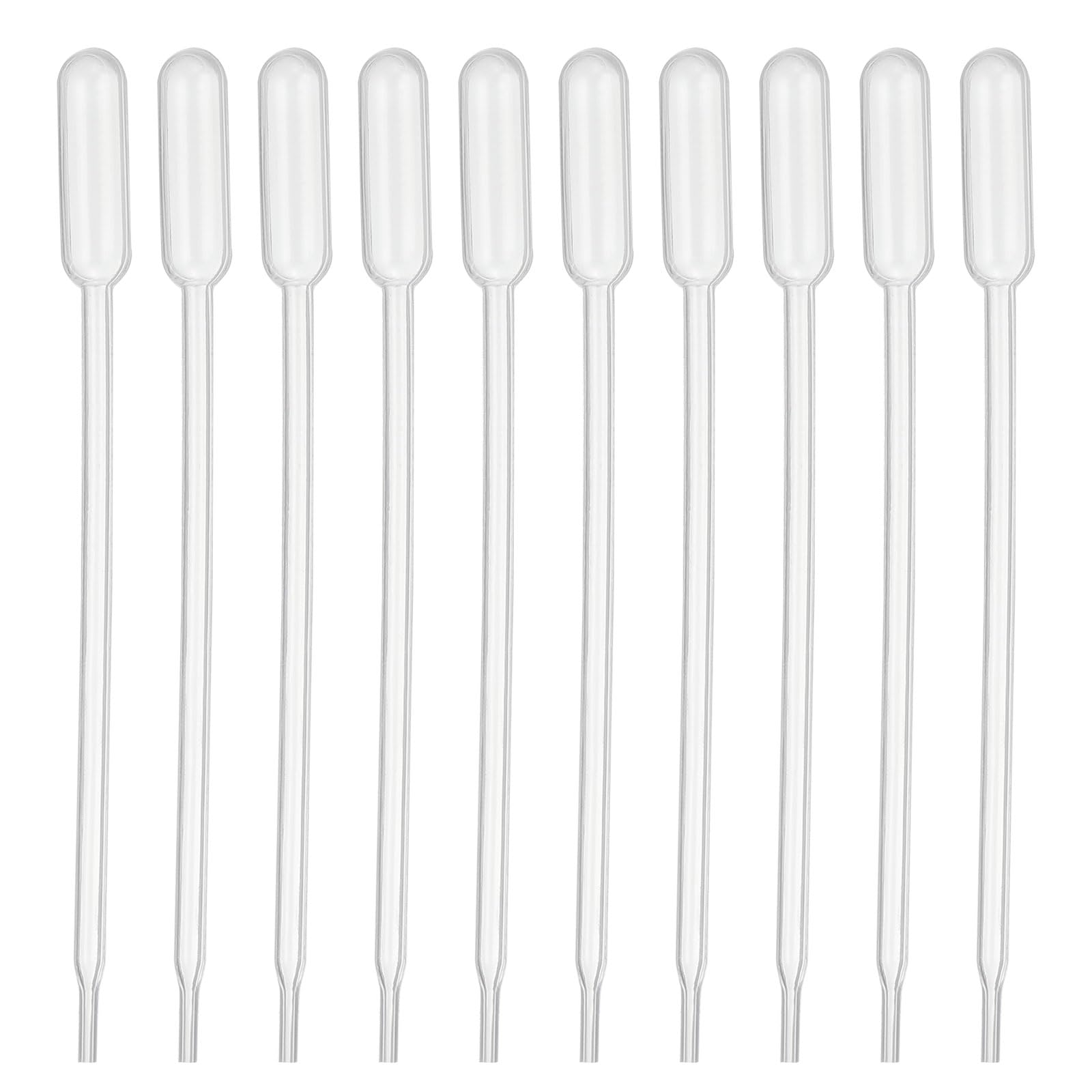 PATIKIL 0.3ml Pipettes Dropper, 64 Pcs Plastic Pipettes Disposable Pipette Transfer Pipette Calibrated Plastic Eye Dropper with Scale for Science Laboratory Resin DIY Crafts Makeup Oil