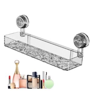 Suction Cup Holder Rack - Versatile Bathroom and Kitchen Storage | Removable Suction Cup Shelf, Organizer for Shower, Sink, Wall Mounted Space Saver, No Drilling Bathroom Shower Organizer Holder