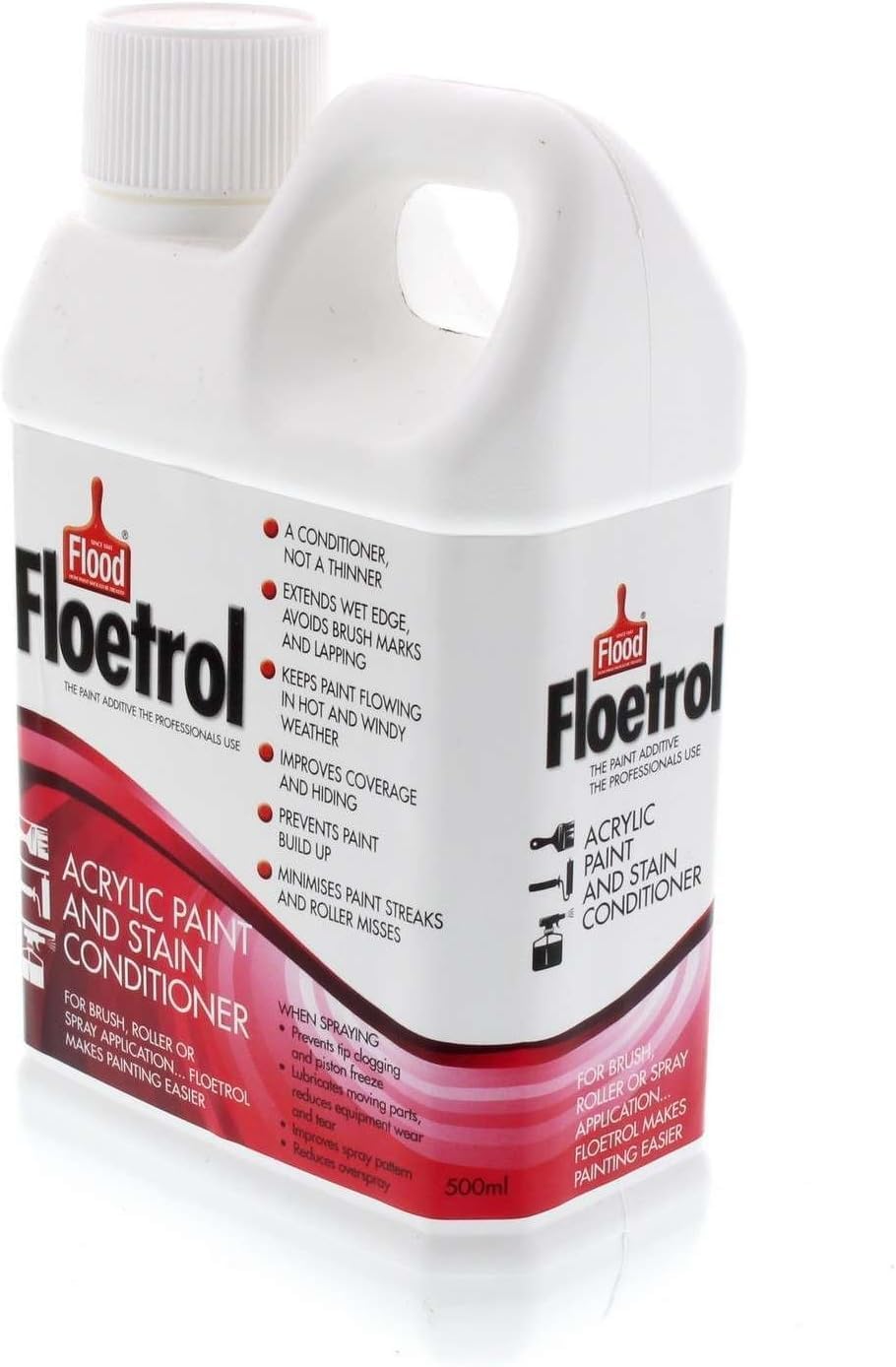 Flood Floetrol Acrylic Paint Additive and Stain Conditioner | Keeps Paint Flowing | Made in Australia (16.91 Fl Oz (500 ml))