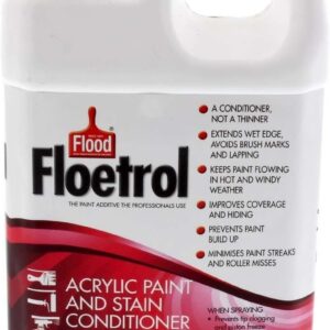 Flood Floetrol Acrylic Paint Additive and Stain Conditioner | Keeps Paint Flowing | Made in Australia (16.91 Fl Oz (500 ml))