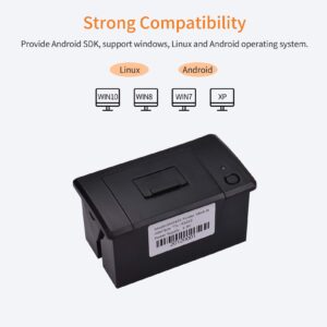 HUIOP Embedded Thermal Receipt Printer 58MM Mini Printing Module Low Noise with USB/RS232/TTL Serial Port Support ESC/POS Commands for Weighing Apparatus Cash Register,Thermal Receipt Printer