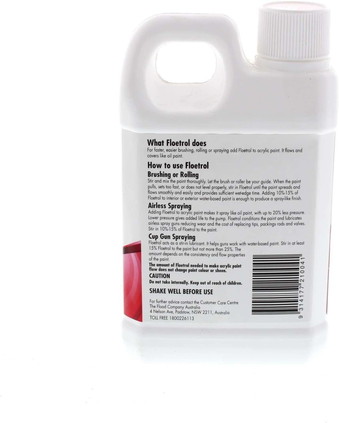 Flood Floetrol Acrylic Paint Additive and Stain Conditioner | Keeps Paint Flowing | Made in Australia (16.91 Fl Oz (500 ml))