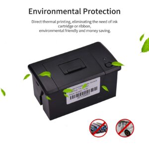 HUIOP Embedded Thermal Receipt Printer 58MM Mini Printing Module Low Noise with USB/RS232/TTL Serial Port Support ESC/POS Commands for Weighing Apparatus Cash Register,Thermal Receipt Printer