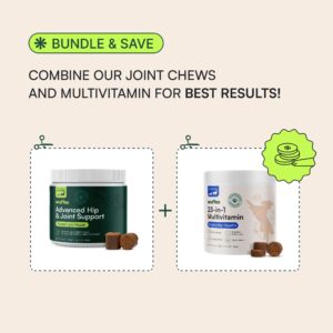 Wuffes Hip and Joint Supplement for Large Breeds and 23-in-1 Multivitamin Bundle